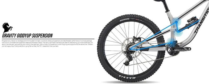 Transition TR11 Alloy Downhill Complete MTB SRAM GX Misty Green-8